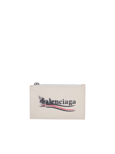 Balenciaga Beige Card Holder - Balenciaga - Modalova