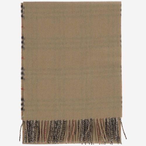 Reversible Cashmere Check Scarf - Burberry - Modalova