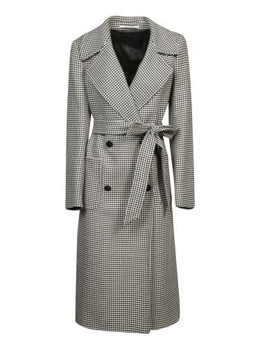 Maureen Pied De Poule Black-white Coat - Tagliatore - Modalova