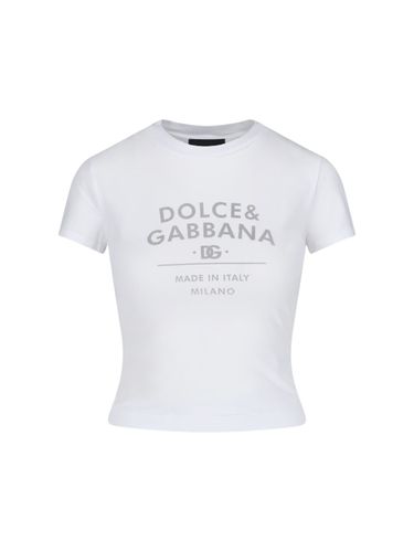 Cotton Crew-neck T-shirt - Dolce & Gabbana - Modalova