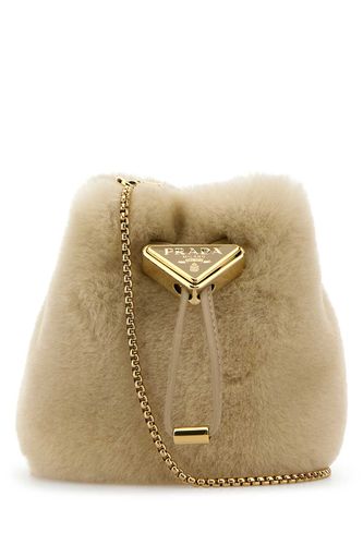 Prada Beige Sheraling Bucket Bag - Prada - Modalova