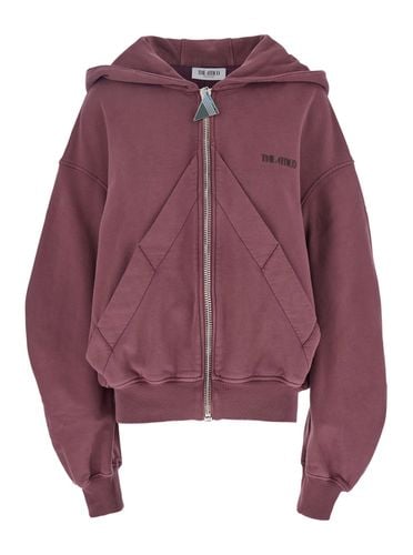 Sweatshirt With Hood And Logo Lettering On The Front In Cotton Woman - The Attico - Modalova