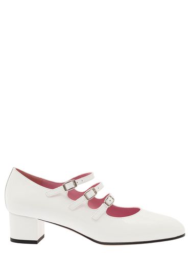 Kina Mary Janes With Straps And Block Heel In Patent Leather Woman - Carel - Modalova