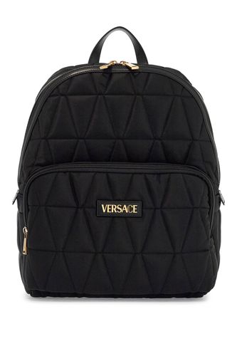 Versace Quilted Nylon Backpack - Versace - Modalova