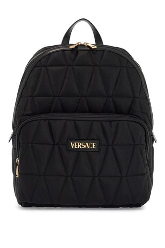 Versace Quilted Nylon Backpack - Versace - Modalova