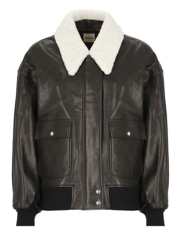 Khaite Leather Shellar Jacket - Khaite - Modalova