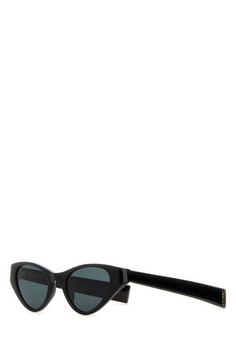 Black Acetate Sl M144 Sunglasses - Saint Laurent - Modalova