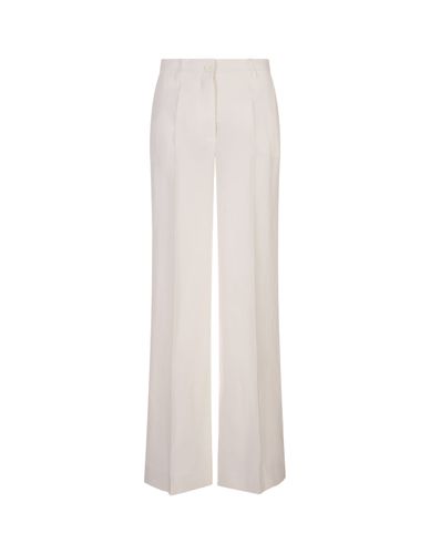 Parosh White Palazzo Trousers - Parosh - Modalova