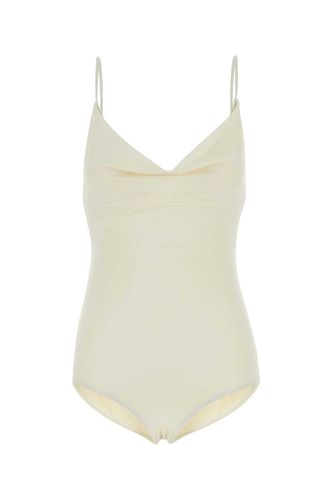 Ivory Stretch Nylon Swimsuit - Magda Butrym - Modalova