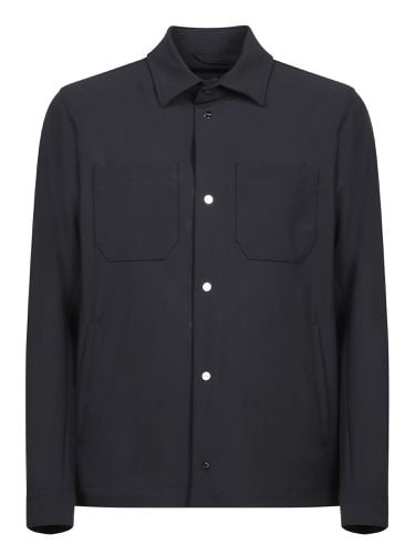 Herno Crease Light Blue Shirt - Herno - Modalova