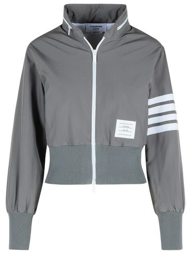 Thom Browne Grey Polyester Jacket - Thom Browne - Modalova