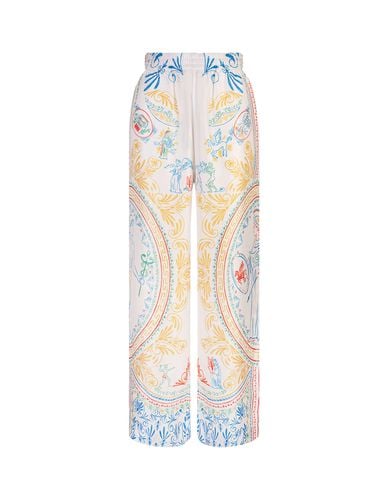 The Crayon Vase Silk Trousers - Casablanca - Modalova