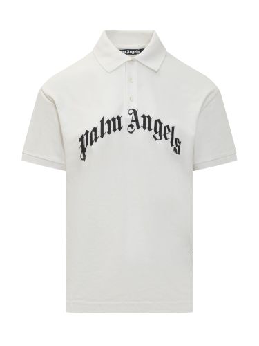 Palm Angels Logoed Polo Shirt - Palm Angels - Modalova