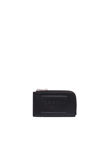 French Flap Wallet In Calfskin With Embossed Logo - Dolce & Gabbana - Modalova