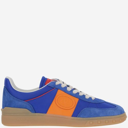 Multicolor Split Leather And Leather Upvillage Sneakers - Valentino Garavani - Modalova