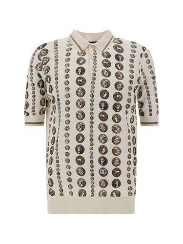 Dolce & Gabbana Silk Polo Shirt - Dolce & Gabbana - Modalova