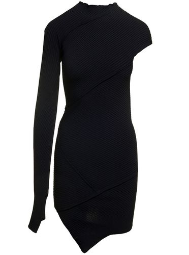 Mini One-shoulder Dress With Asymmetric Motif In Viscose Woman - Balenciaga - Modalova