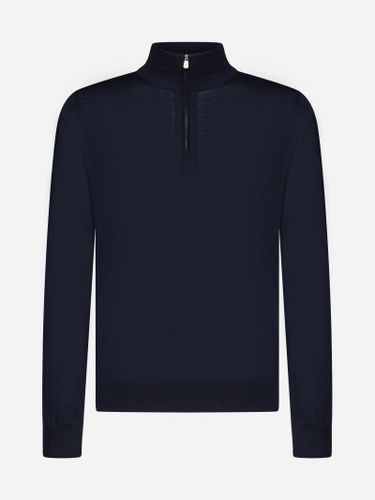 Half-zip Wool Sweater - Piacenza Cashmere - Modalova