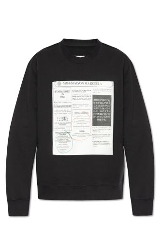 Printed Sweatshirt - MM6 Maison Margiela - Modalova