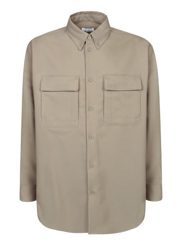 Embroidered Ow Logo Overshirt - Off-White - Modalova