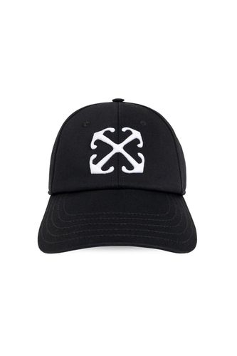 Off- Logo Embroidered Baseball Cap - Off-White - Modalova