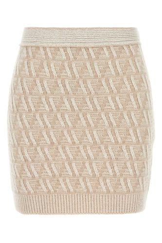 Embroidered Silk Blend Mini Skirt - Fendi - Modalova