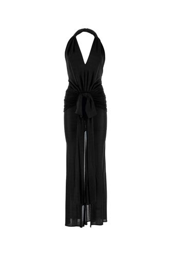 Blumarine Black Jersey Dress - Blumarine - Modalova