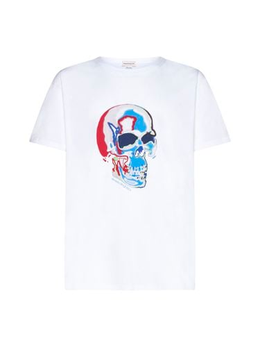 Skull Print T-shirt - Alexander McQueen - Modalova