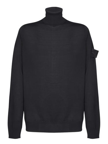 Turtleneck Long-sleeved Jumper - Stone Island - Modalova