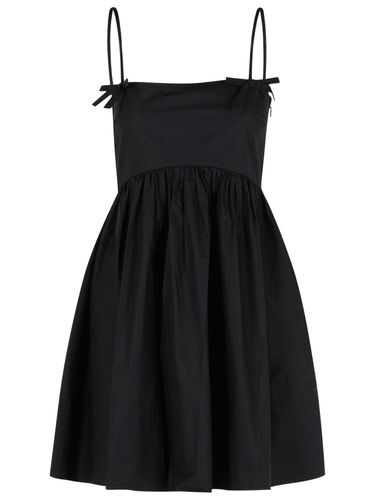 Ganni Black Cotton Dress - Ganni - Modalova