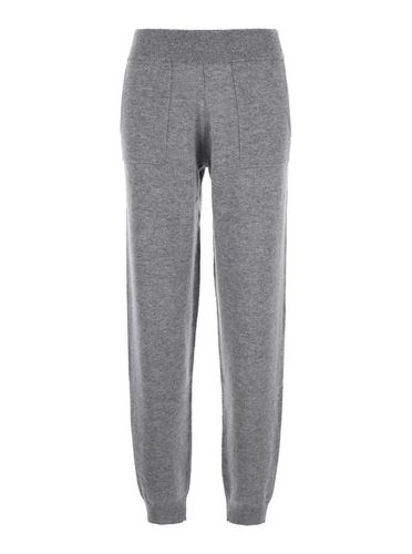 Pants With Elastic Waist In Wool And Cashmere Woman - Allude - Modalova