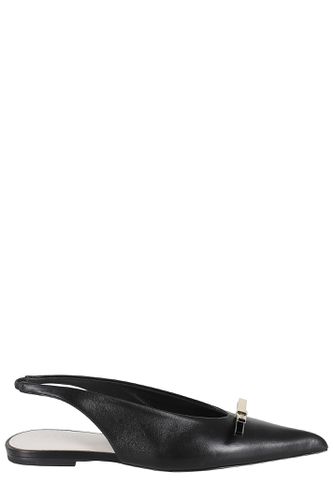 Lanvin Bow Flat Slingback - Lanvin - Modalova