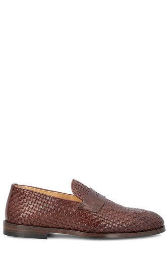 Interwoven-designed Slip-on Loafers - Brunello Cucinelli - Modalova