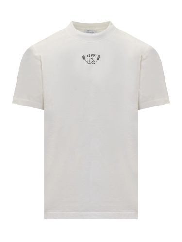 T-shirt With Bandana Motif - Off-White - Modalova