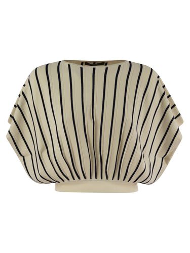 Pegola Striped Cropped Top - Weekend Max Mara - Modalova