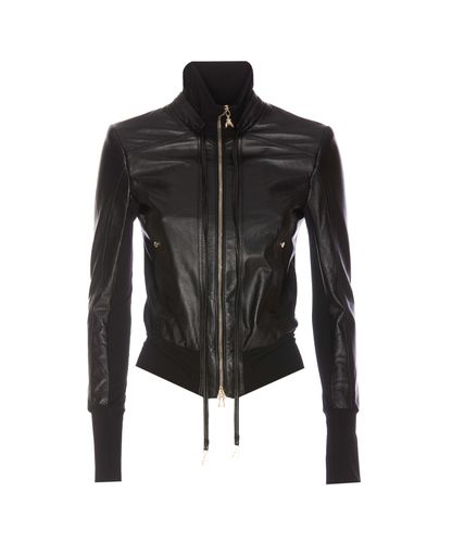 Patrizia Pepe Leather Jacket - Patrizia Pepe - Modalova