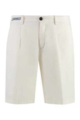 Cotton And Linen Bermuda-shorts - Paul & Shark - Modalova