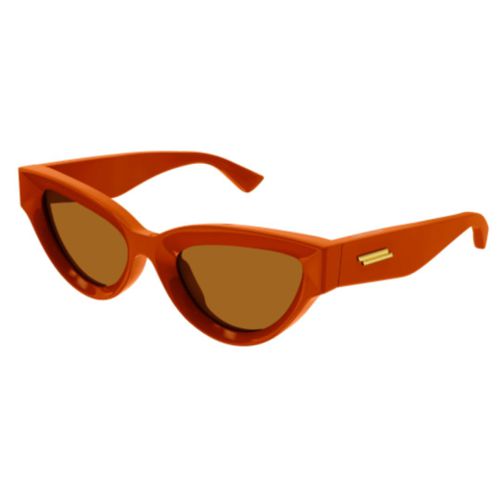 Bv1249s004 Orange Orange Brown - Bottega Veneta Eyewear - Modalova