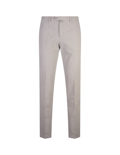 Straight-leg Trousers In Cotton And Cashmere - Kiton - Modalova