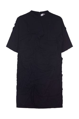 MSGM Logo Detail Ruffled Dress - MSGM - Modalova