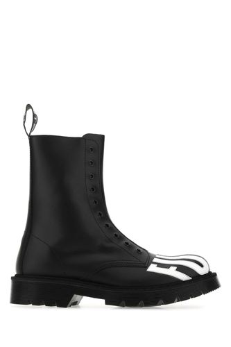 VTMNTS Black Leather Ankle Boots - VTMNTS - Modalova