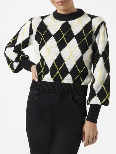 Woman Brushed Sweater With Argyle Pattern - MC2 Saint Barth - Modalova
