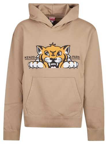 Happy Tiger Embroidere Classic Sweatshirt - Kenzo - Modalova