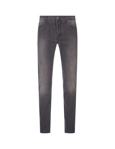 Slim Fit Jeans In Stretch Denim - Kiton - Modalova