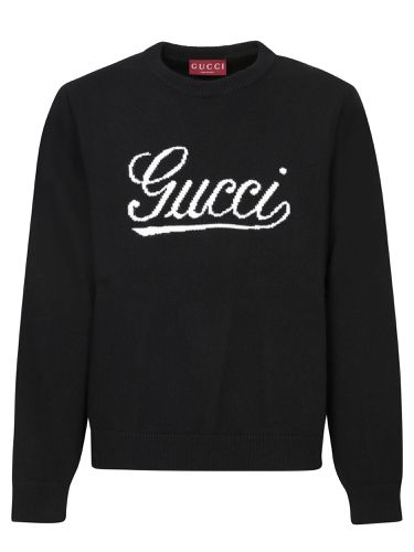 Crew-neck Logo Sweatshirt - Gucci - Modalova