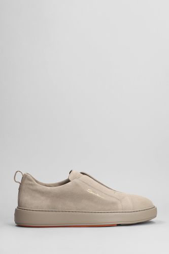 Victory Sneakers In Suede - Santoni - Modalova