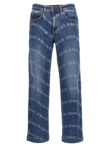 Logo Print Jeans - Versace Jeans Couture - Modalova