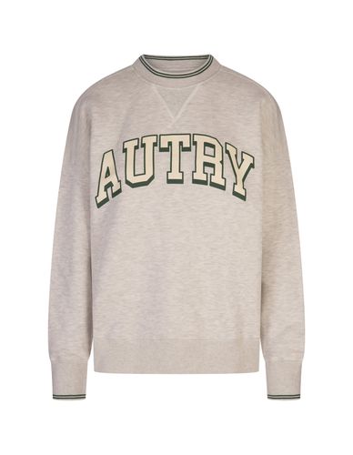 Compact Jersey Sweatshirt With Logo - Autry - Modalova