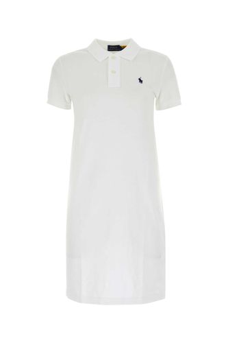White Piquet Polo Dress - Polo Ralph Lauren - Modalova