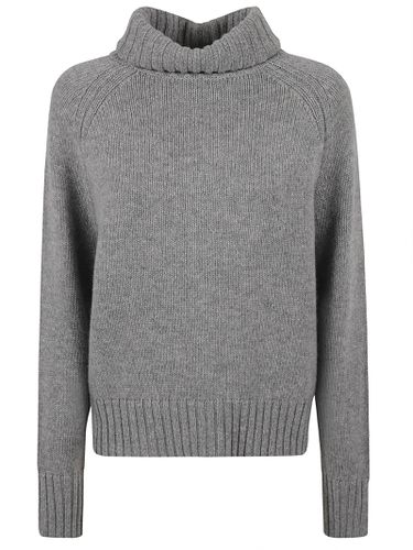 Allude Ribbed Turtleneck Jumper - Allude - Modalova